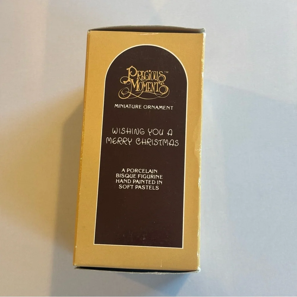 VINTAGE PRECIOUS MOMENTS Christmas Ornament Christmas Wish 1984‎ NIB